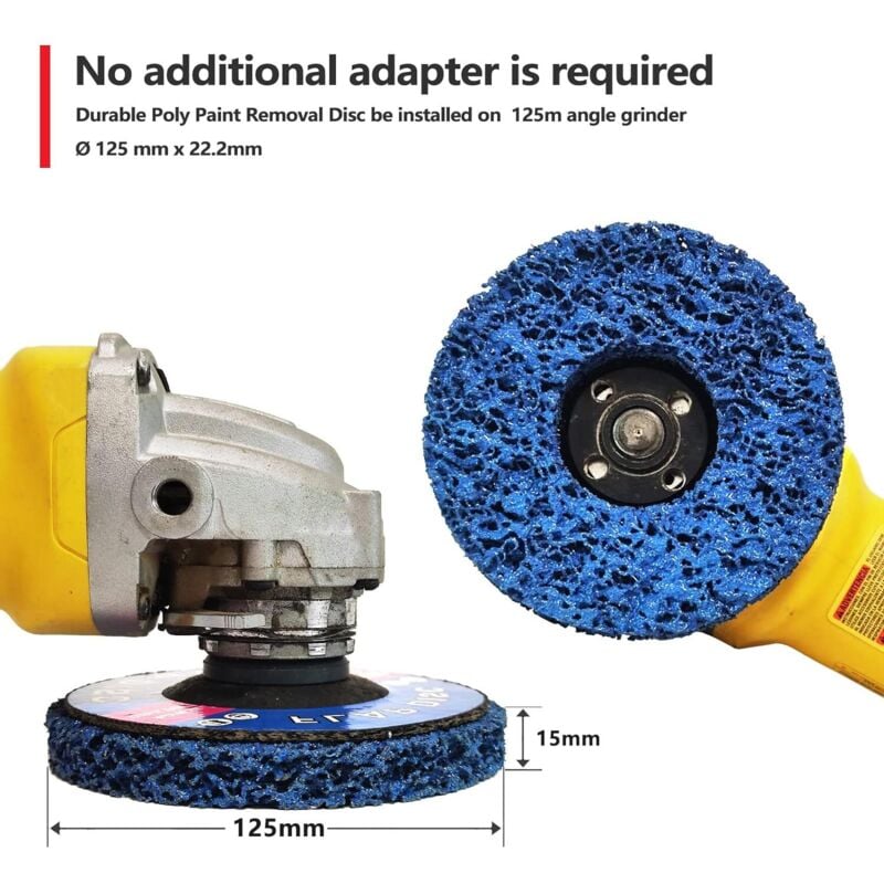 125 X 22 Mm Cleaning Discs, Grinding Disc Grinding Discs For Surface Treatment Paint Abrasive Disc For Angle Grinder -
