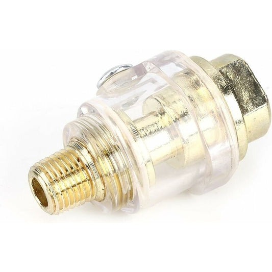 1/4'' Bsp Mini In-Line Oil Lubricator Air Tool Oiler Compressor Hose