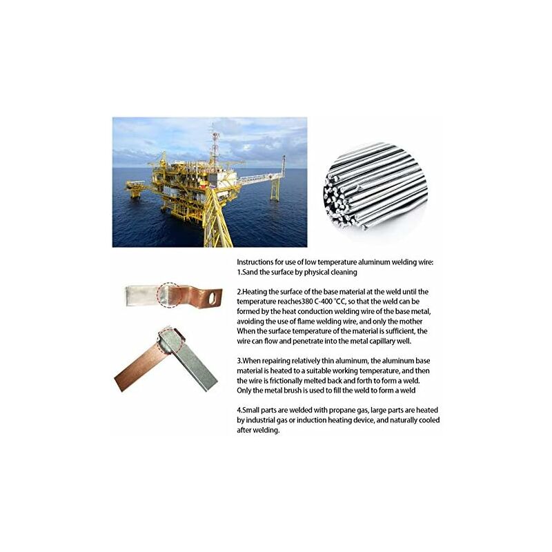 Welding ROd, 50 pcs 2.0Mm Low Temperature Aluminum Welding Electrodes - Easy Melt Welding ROds - Corrosion Resistance