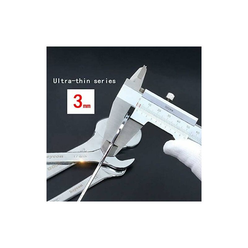 Double Ended Open End Wrench - 17 X 19 Mm - Ultra Thin - For Use In Limit Conditions