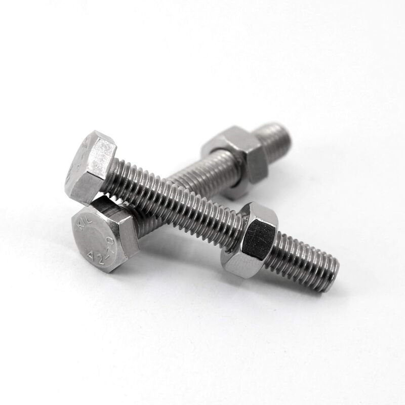 M8 X 50Mm 10 pcs 304 Stainless Steel Hexagon Socket Head Cap Bolts Outside Corner Hexagon Screw,Hex Bolts And Nuts Set