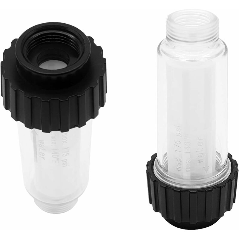 Water Filter With Filter Insert For Pressure Washers 4.730-059.0 - 3/4" Fitting For K2 To K7 - 3 Pack