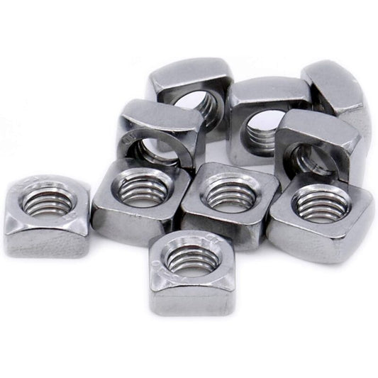 Square Nut M10 (10Mm) (Chamfered) – Stainless Steel (A2) (Pack Of 20)