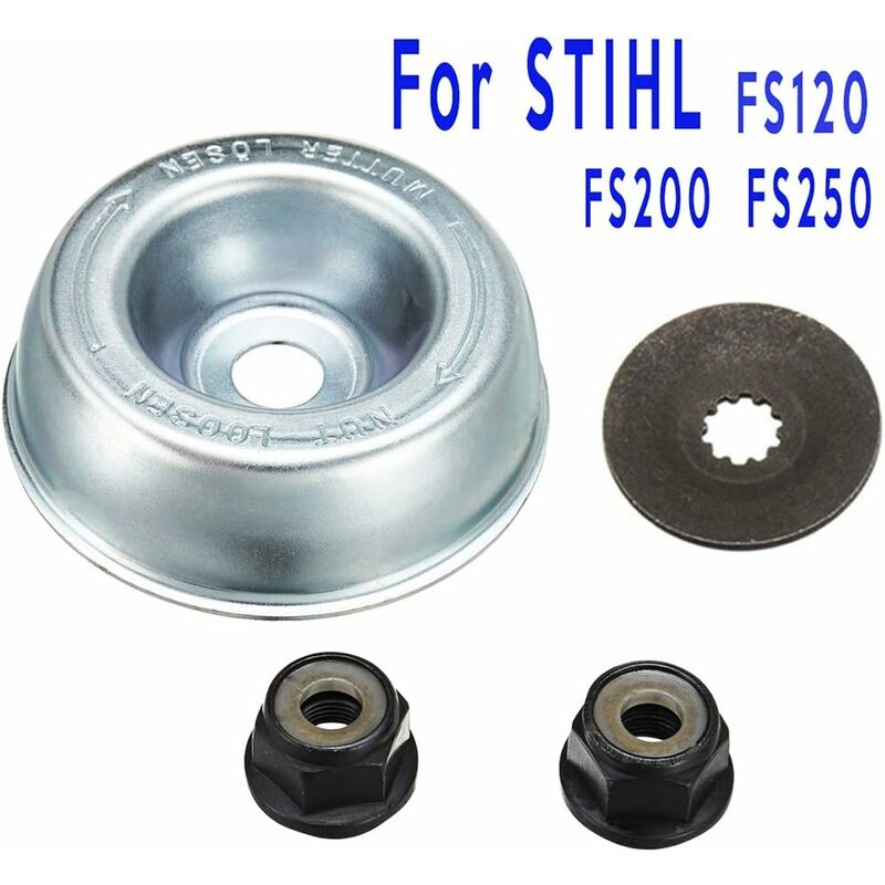 4 pcs / Set Metal Lawnmower Blade Attachment Replacement Kit For Stihl Lawn Mower Brush Cutter