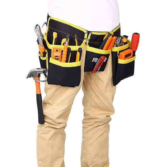 Tool Belt With 11 Pockets, Waterproof Oxford Fabric