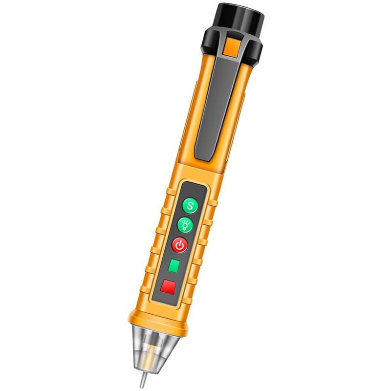 Stylo Sonde Stylo Testeur De Tension Sans Contact Fonction D'Auto-Test Électricien Résistant À L'Usure De Tension
