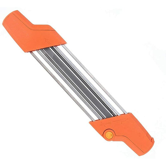 2 In 1 Easy File Chainsaw Chain Sharpener 3/8"/4.0Mm, Chainsaw Pitch