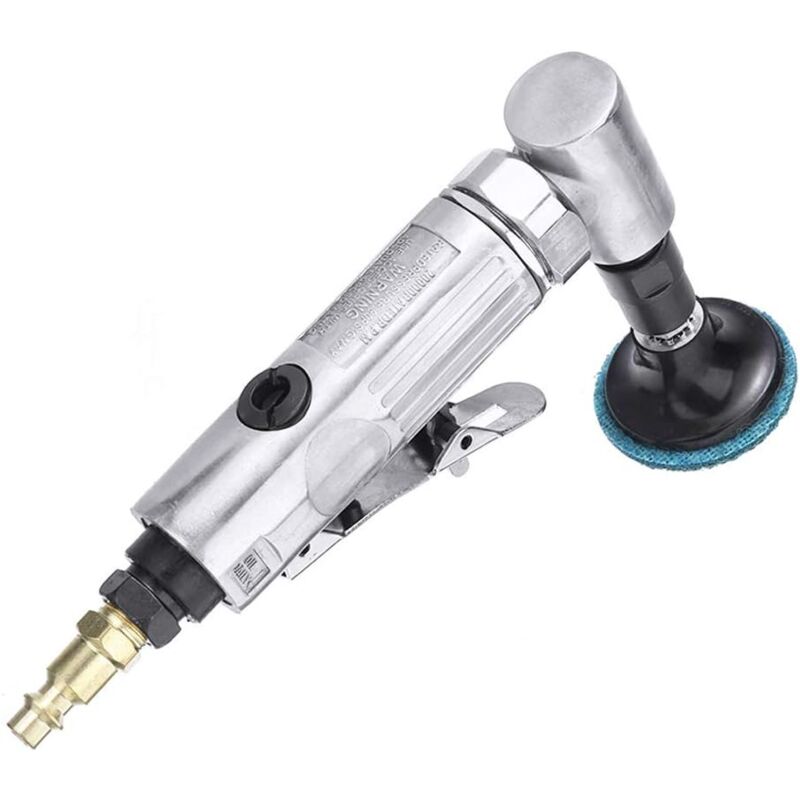 Air Die Grinder, 90° Bend Angle Grinder - 1/4" Air Inlet - With 2" Sanding Disc