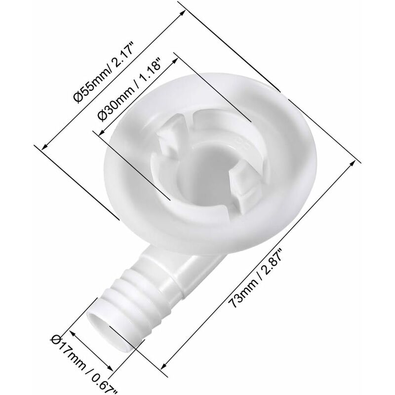 Air Conditioning Drainage Hose Connector Elbow Fitting