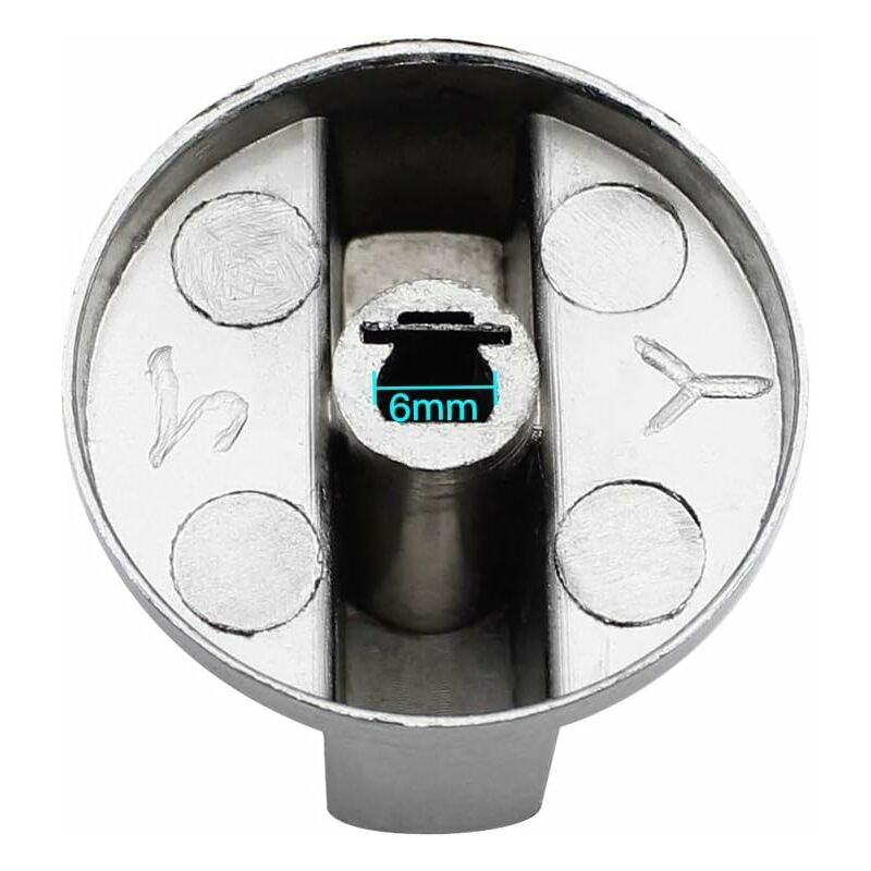 Parts Universal Metal Control Knobs Gas Stove Knob 6mm