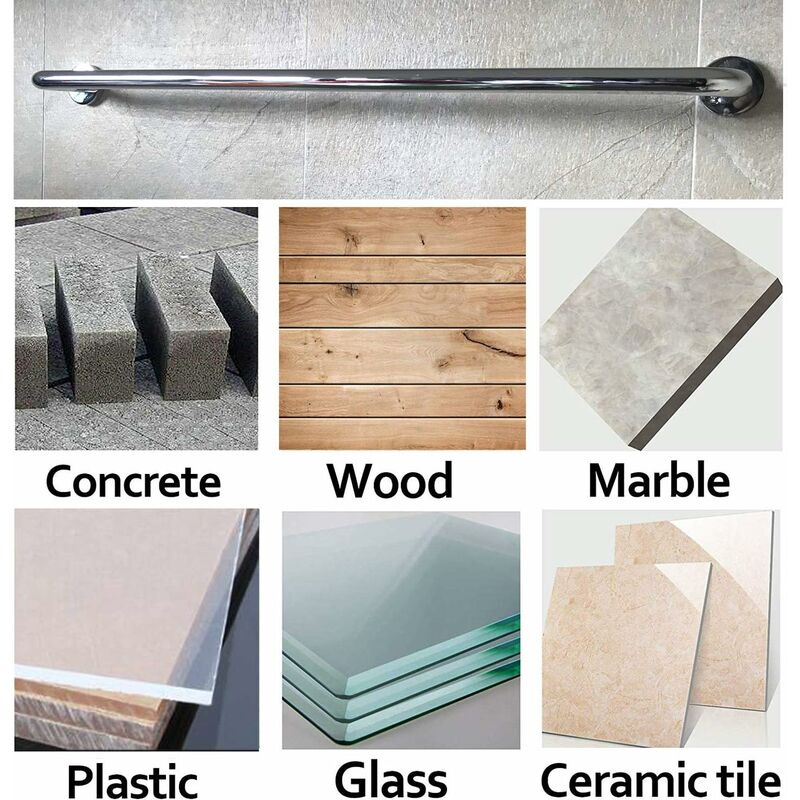 10 Steel Drill Bit For Tile Glass Ceramic Marble And Mirror 6Mm Tungsten Carbide Tip For Hard And Fragile Materials