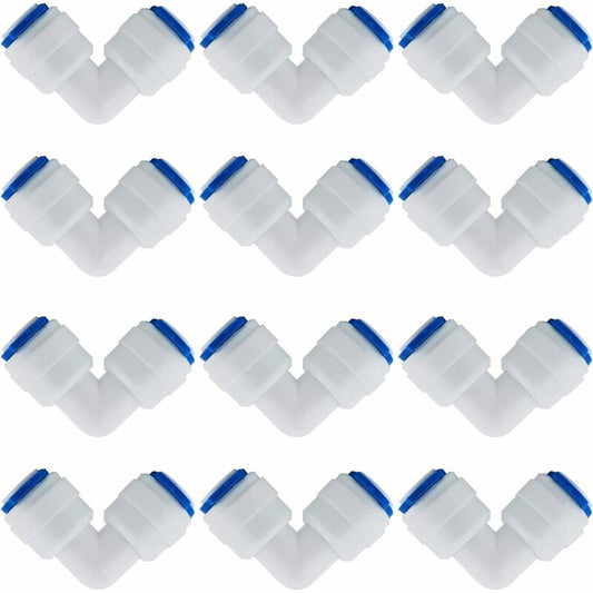RO Water Filter Accessories Nozzle Fitting 1/4 Inch 90 Degree Right