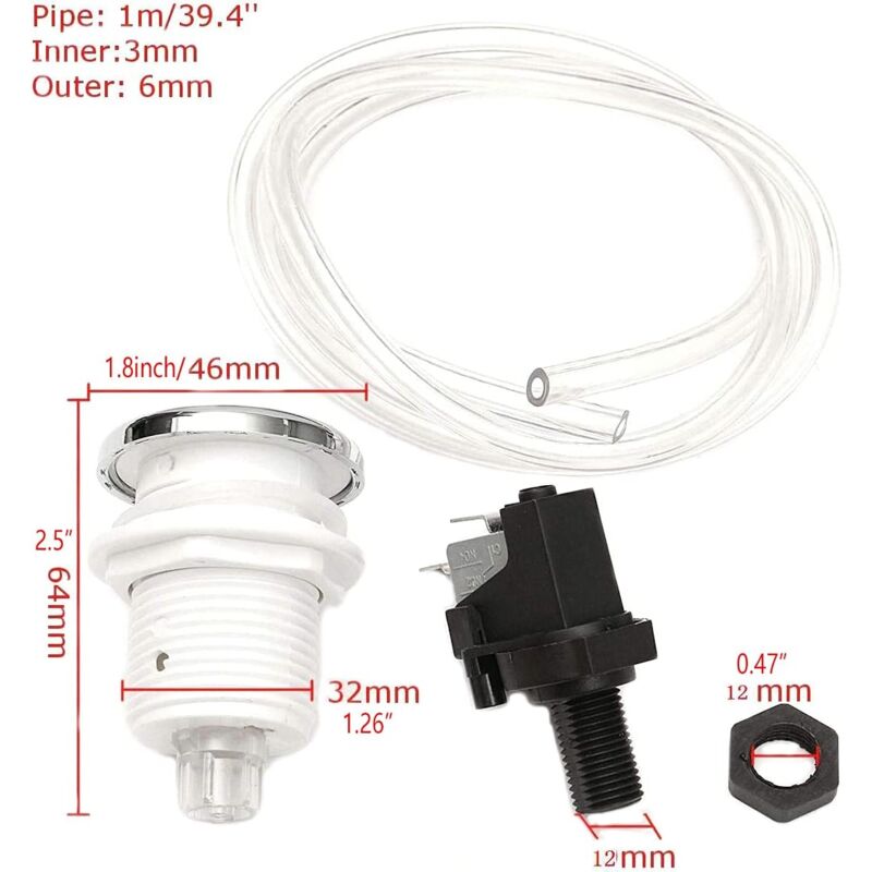 Chiloskit Air Switch Kit For Evolution Sink Garbage Disposer