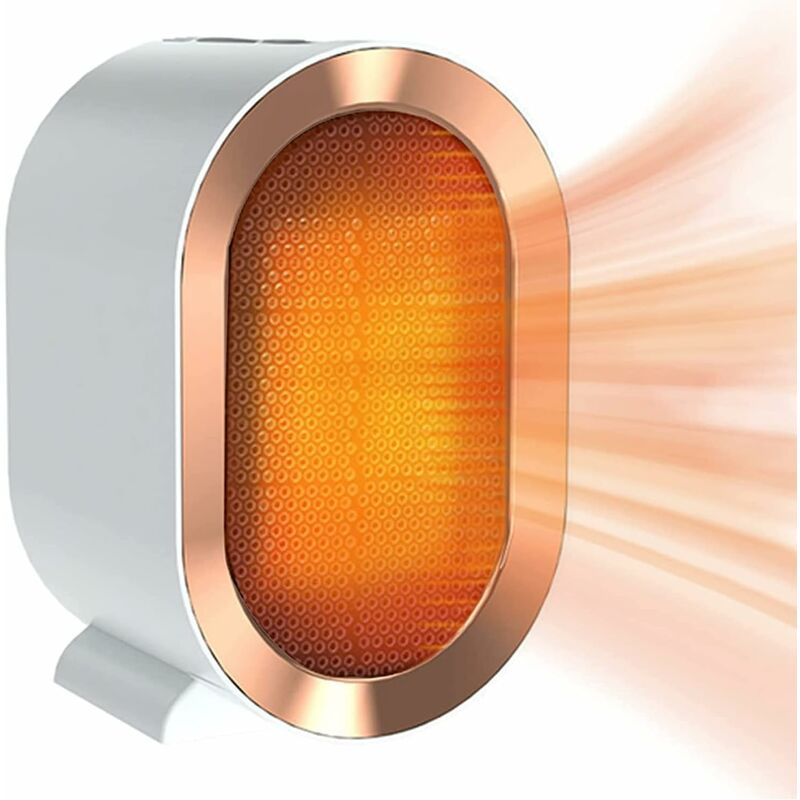 1200W Electric Ceramic Fan Heater With 2 Heat Settings