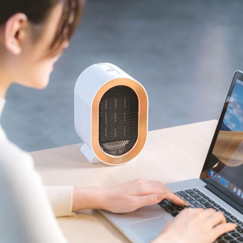 1200W Electric Ceramic Fan Heater With 2 Heat Settings