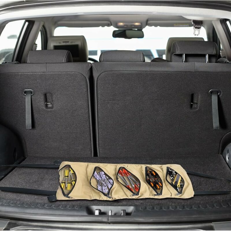 ROll-Up Tool Bag, Canvas Tool Bag, Multi-Purpose Tool Bag
