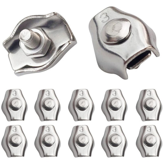 Wire Rope Clips Steel Cable Clamp M3 Wire Rope Clips For 1.5Mm-3Mm