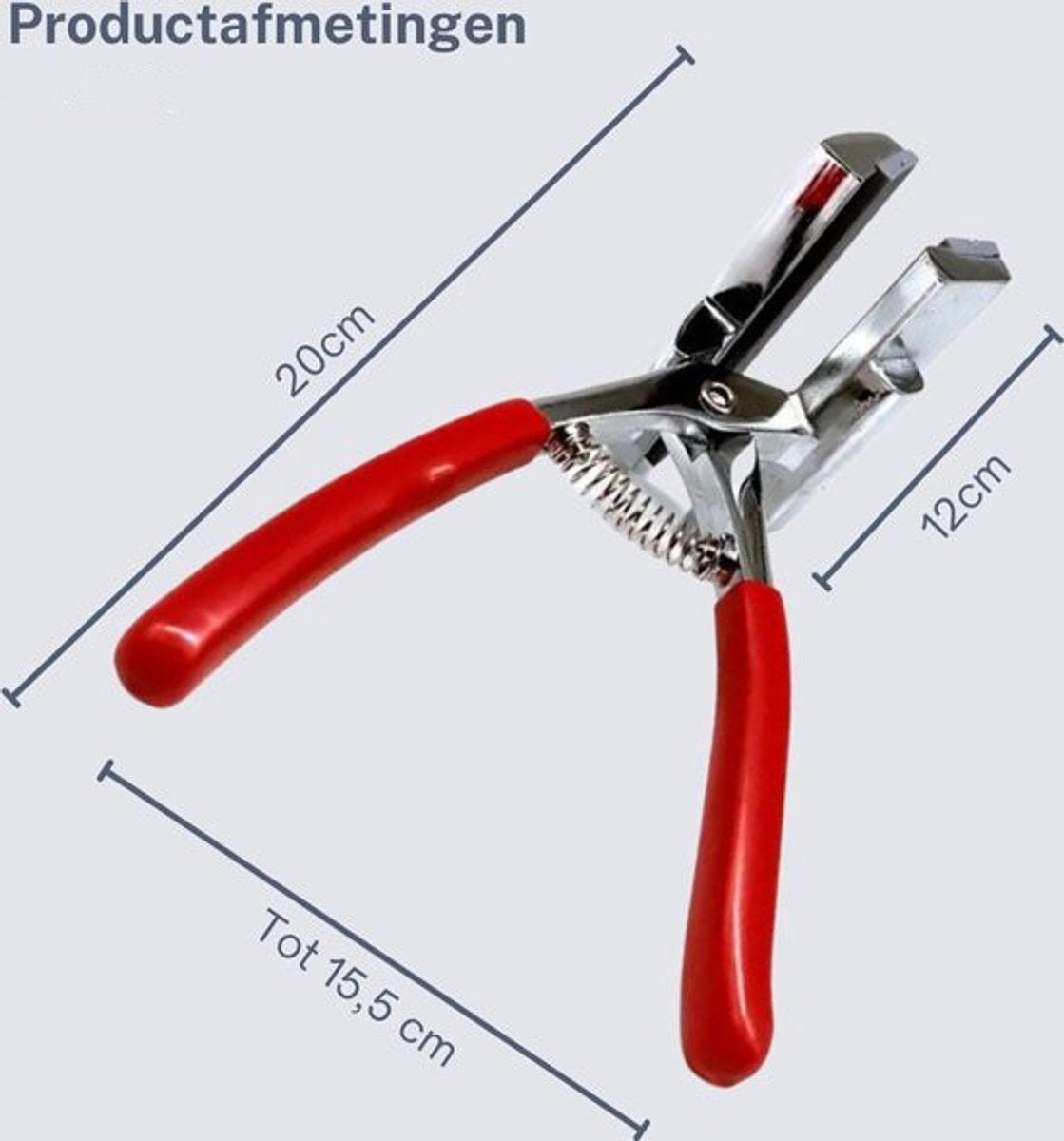 Canvas clamp - Canvas clamp - Canvas clamp - 12 cm wide jaws - Metal canvas clamp - Clamp for stretching oil paintings