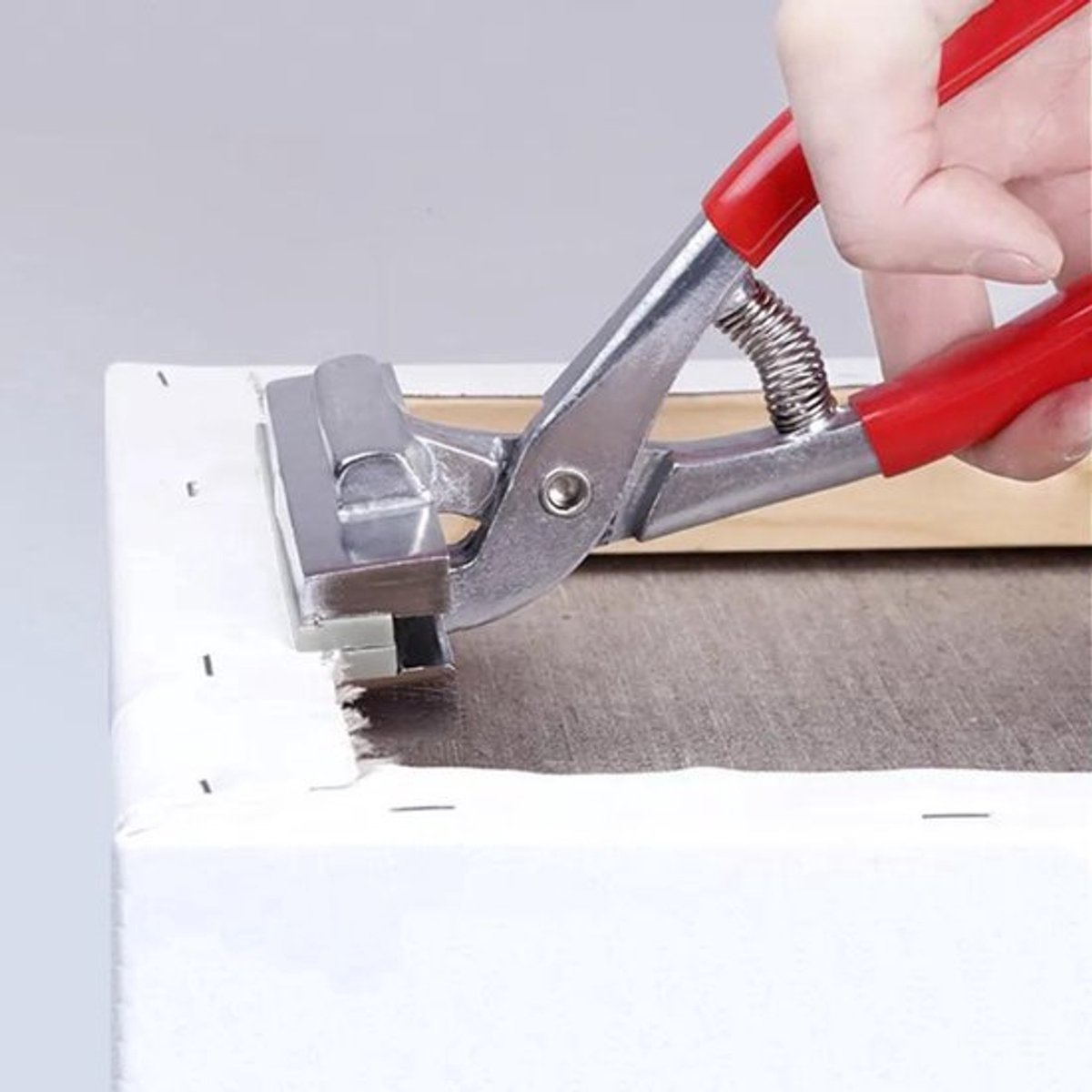 Canvas clamp - Canvas clamp - Canvas clamp - 12 cm wide jaws - Metal canvas clamp - Clamp for stretching oil paintings