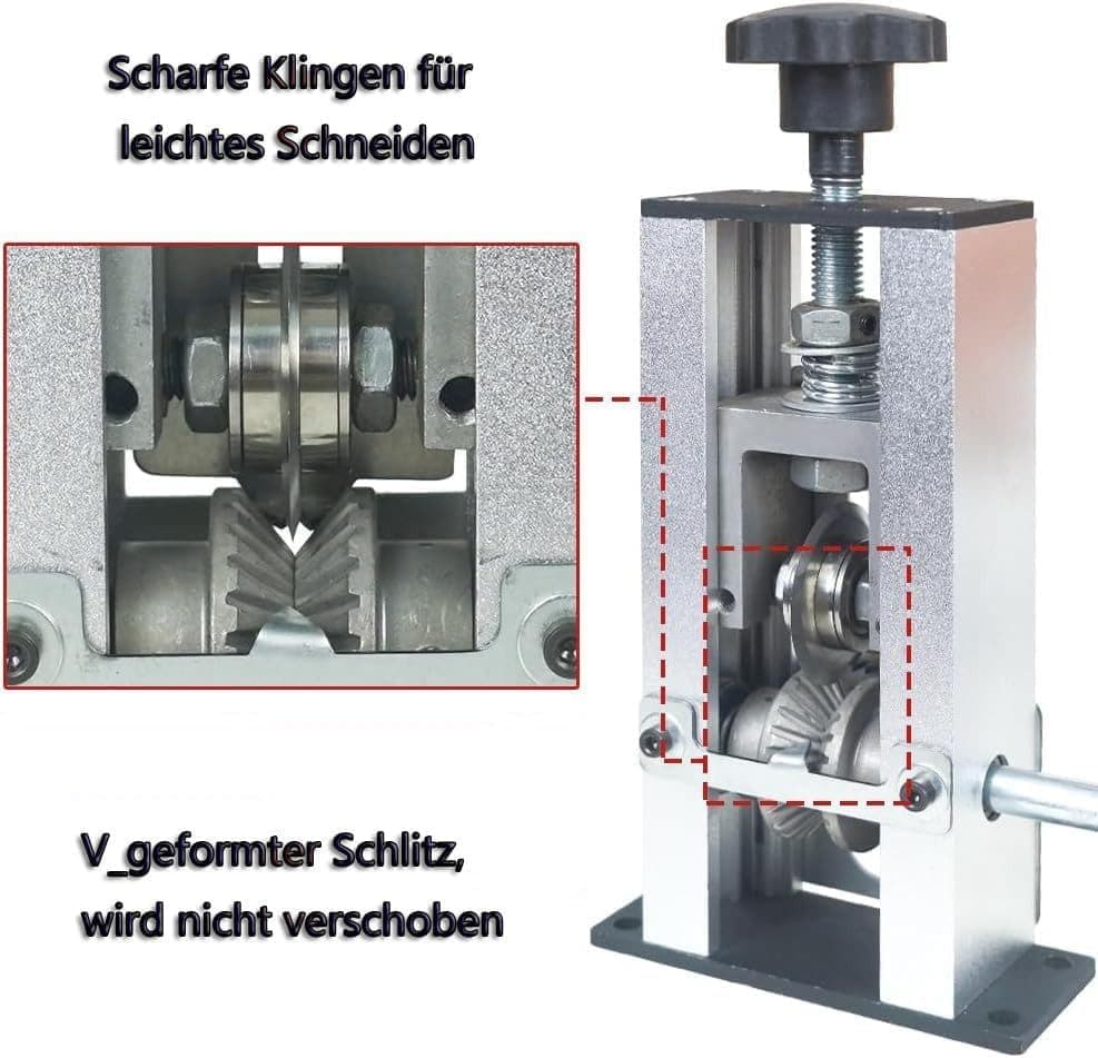 Electric Cable Stripper, Manual and Adjustable for Cables and Recycling