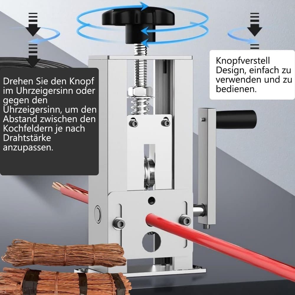 Electric Cable Stripper, Manual and Adjustable for Cables and Recycling