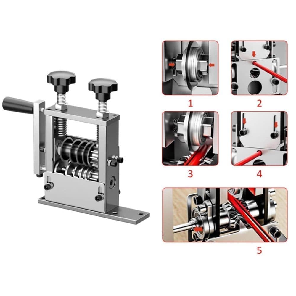 Portable Manual Cable Stripping Machine with 6 Holes for 1.5-15mm Wire, 1.5-15mm