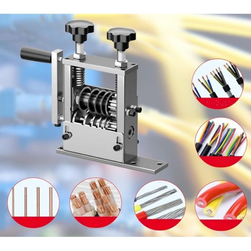 Portable Manual Cable Stripping Machine with 6 Holes for 1.5-15mm Wire, 1.5-15mm