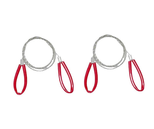 S/S Wire Saw for Camping Hiking Emergencies, Cuts PVC Wood Plastic