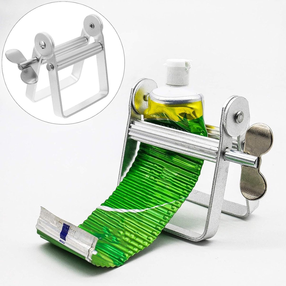 Tube Squeezer - Tube Extruder - Efficient and Durable - Save Money and Reduce Waste - Ergonomic Design - Eco-Friendly - Easy to Use - Stainless Steel - Suitable for Toothpaste, Creams, Gels - For the Last Remains