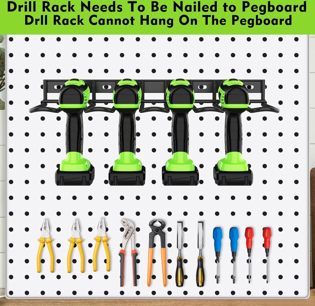Tool Storage - Storage Rack - Wall Mount - Tool Rack - Tool Holder