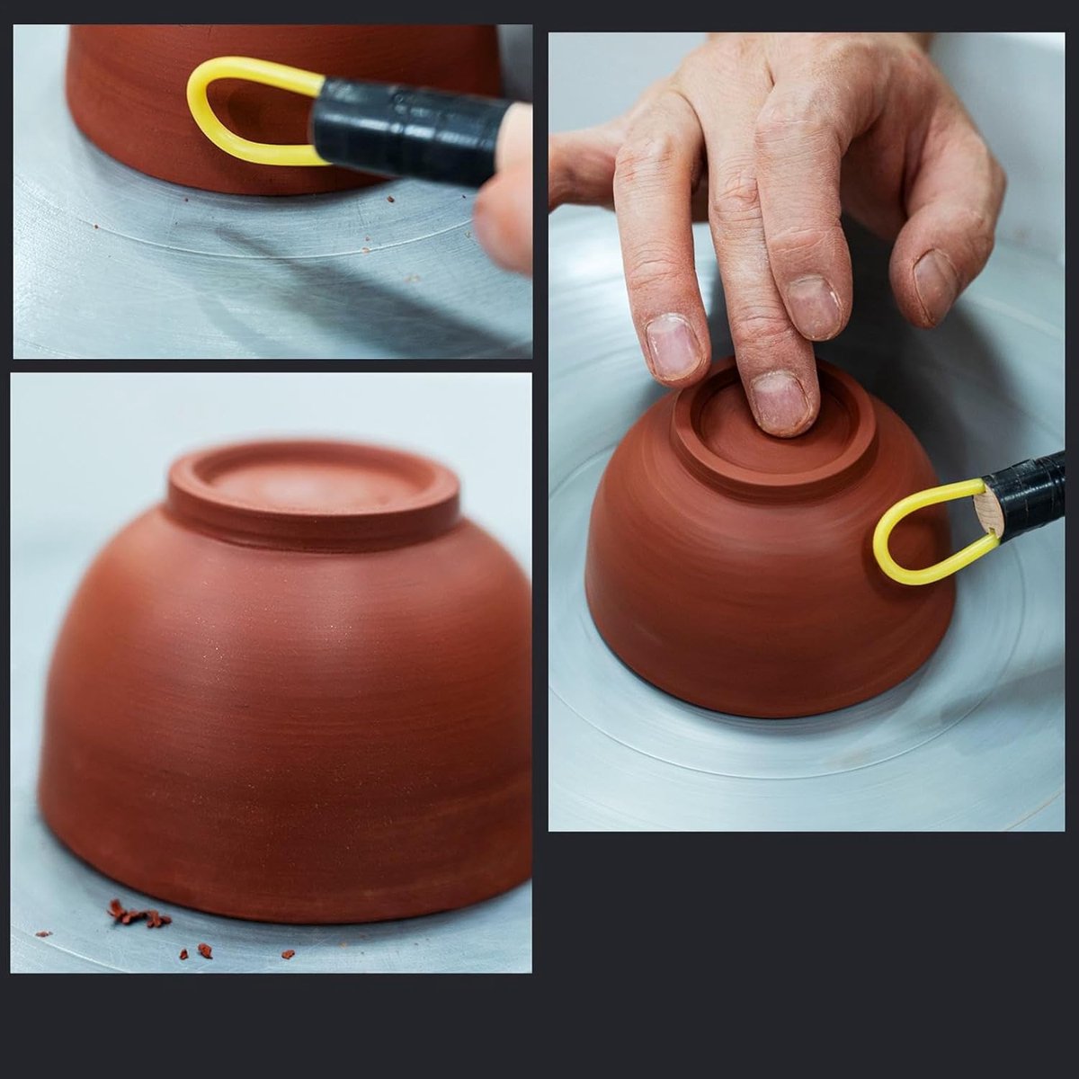 Clay Tools - Professional High Quality Pottery Modeling Modeling - Universal Modeling Tools - Sculpting - Earthenware Finishing Tools - Spatulas/Knives/Small Blades/Mirrets - for Beginners in Studios and Art Schools