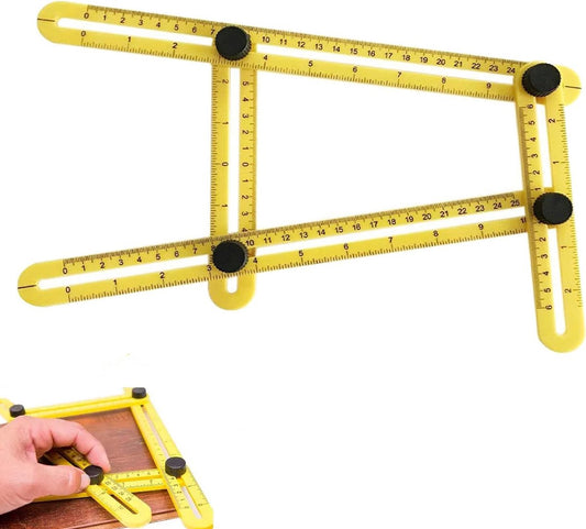 Angle Ruler - Quadrilateral Measuring Instrument - Multi-Angle Ruler