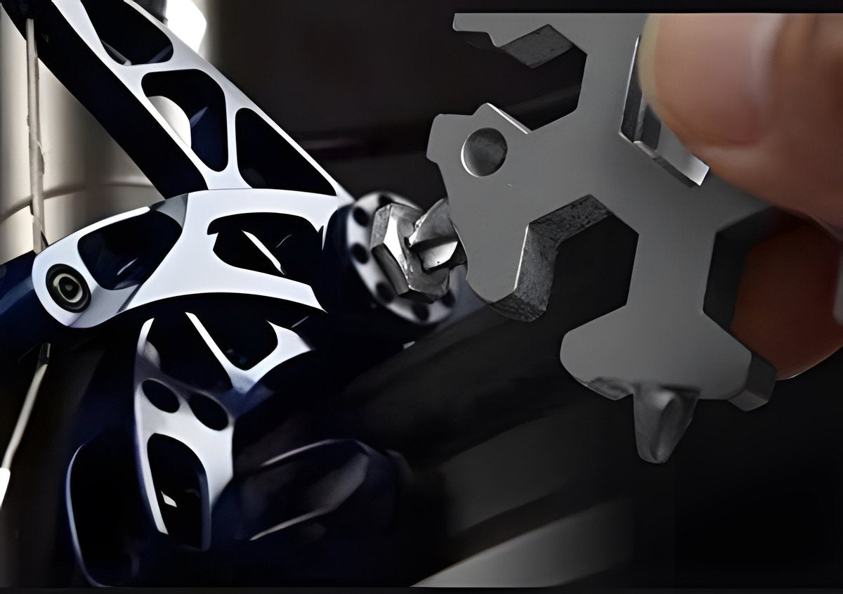 18-in-1 - Snowflake Keychain - multi-tool portable keychain - Wrench - screwdriver - bottle opener - Multi-tool - universal tool - multi-tool card - compact - pocket - outdoor adventure tool - Gift - stainless