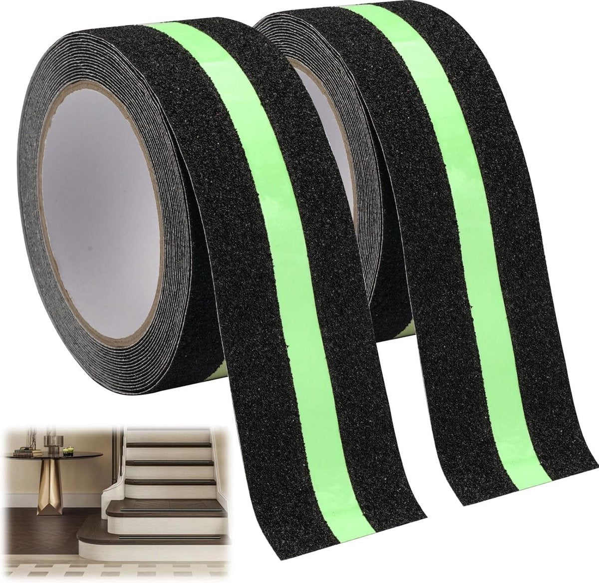 Anti-slip Adhesive Tape - 2 Rolls - Anti-slip Grip Tape - Safety Tape