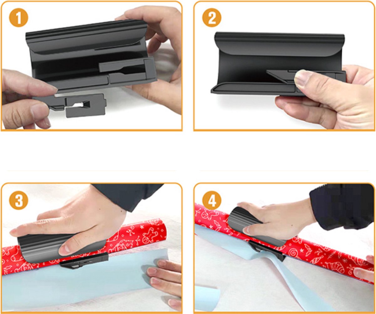 Wrapping Paper Cutter - Gift Paper Cutter - Gift Paper Roll Cutter Aid