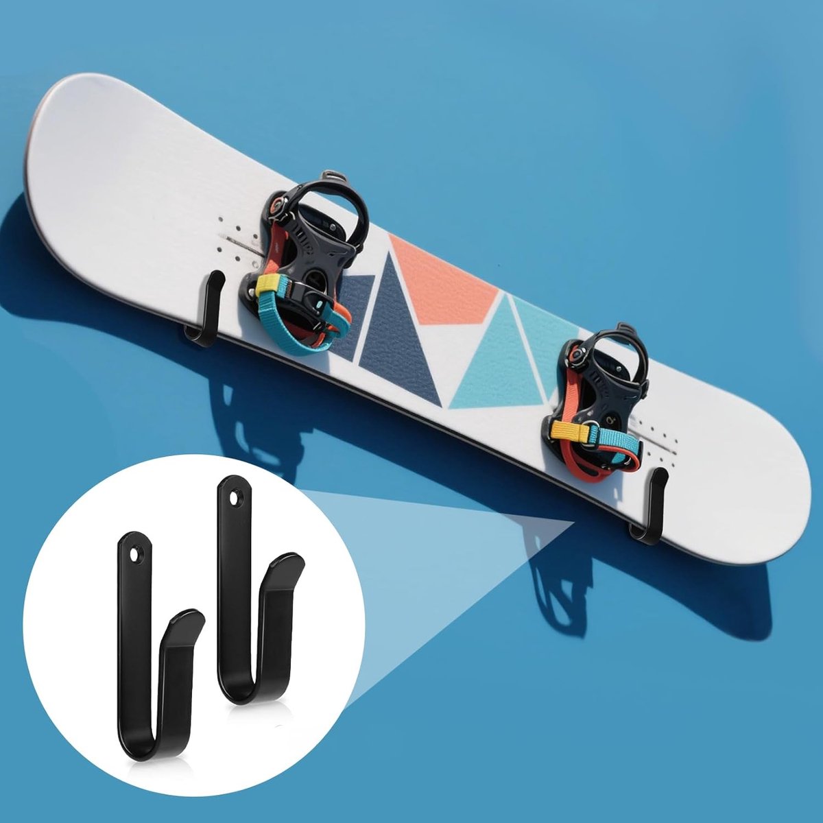 Skateboard wall mount - snowboard wall mount