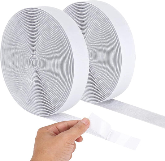 20 mm*10 m - Velcro - self-adhesive tape - reusable tape