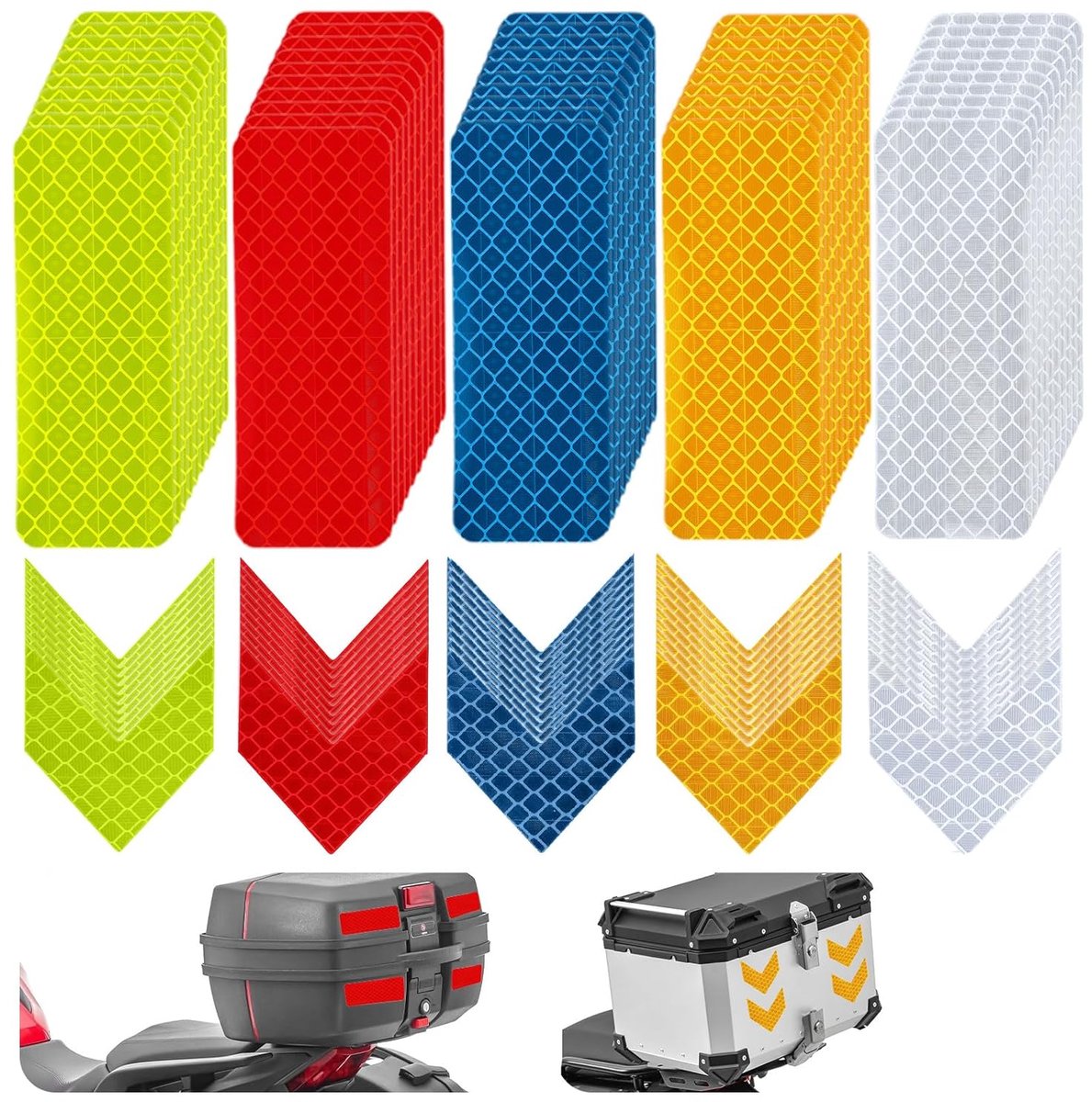 100 pieces - reflective stickers - reflective tape - reflective safety