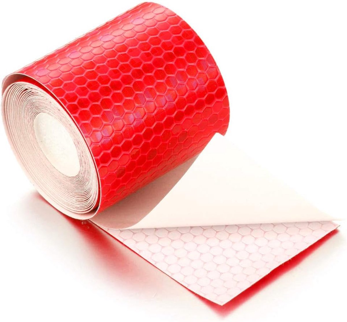 Reflective Tape - Reflection Tape - R2 rolls 5cm × 3 Meters - Self-Adhesive - Reflective Tape - Reflective Tape Self-Adhesive Sticker High Visibility - For Vehicles Cars Trailers Bicycles Helmets - White & Red