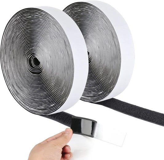 20 mm*10 m - Velcro - self-adhesive tape - reusable tape - nylon