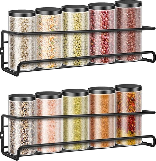 Wall spice rack - hanging - Wall rack - kitchen spice rack