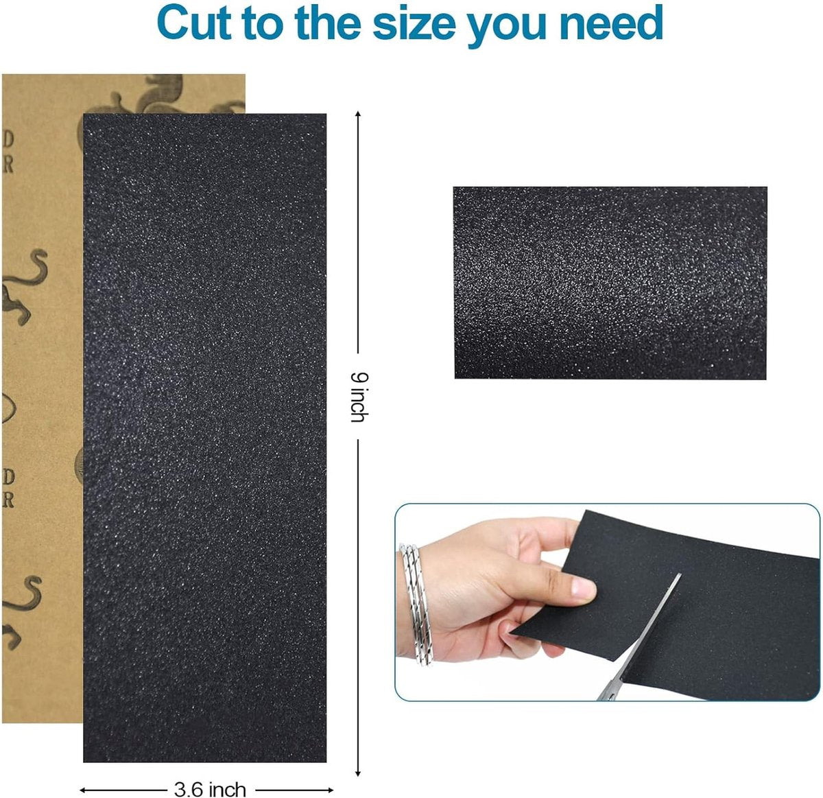 Sandpaper set - 36 pieces - Grit 320/400/ 600/800/ 1000/1200/ 1500/2000/ 2500/3000/ 4000/5000 - Car polishing / Furniture / Metal