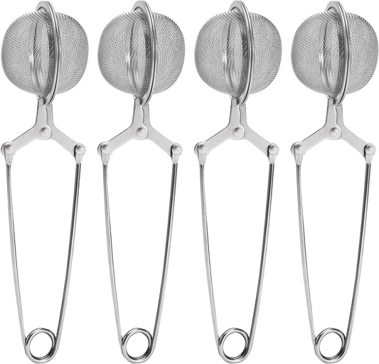 Tea Strainers for Loose Tea, 4 Pack Tea Infuser