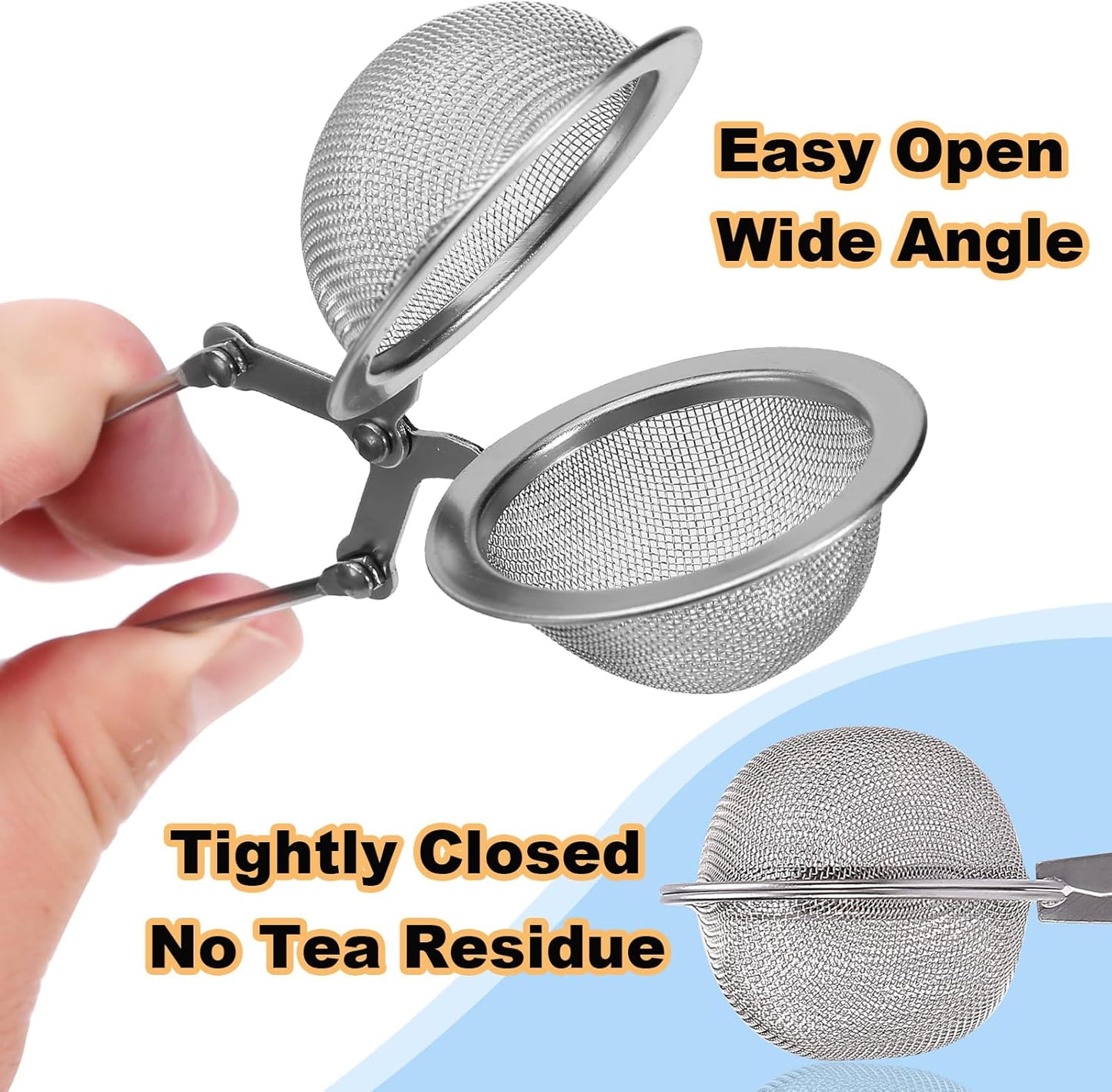 Tea Strainers for Loose Tea, 4 Pack Tea Infuser