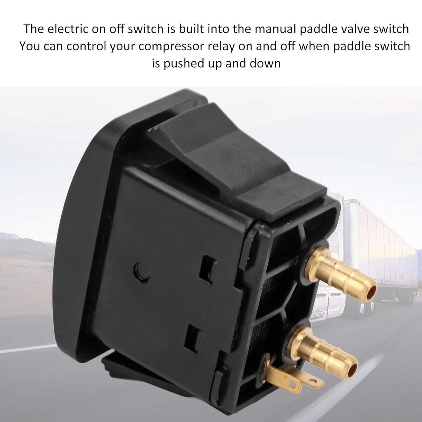 Air Spring Activation Switch Electric Cab Seat Valve Switch Paddle Type Push to Snap
