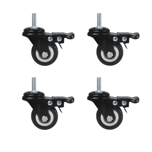 4Pcs 1.5 Inch Heavy Duty Caster Wheels Swivel Casters