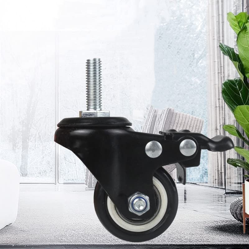 4Pcs 1.5 Inch Heavy Duty Caster Wheels Swivel Casters
