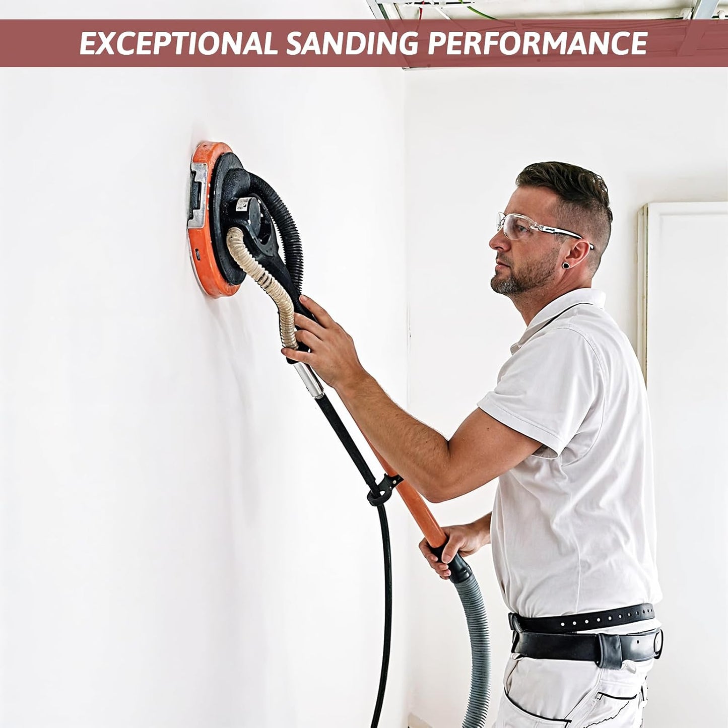 50 Pcs 9-Inch 10-Hole Drywall Sanding Discs Set