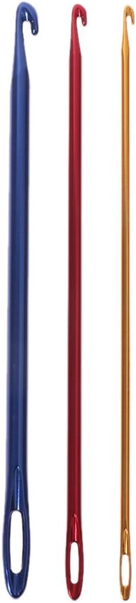 Afghan Aluminium Crochet Hook Knitting Needle Hand Knit Tool