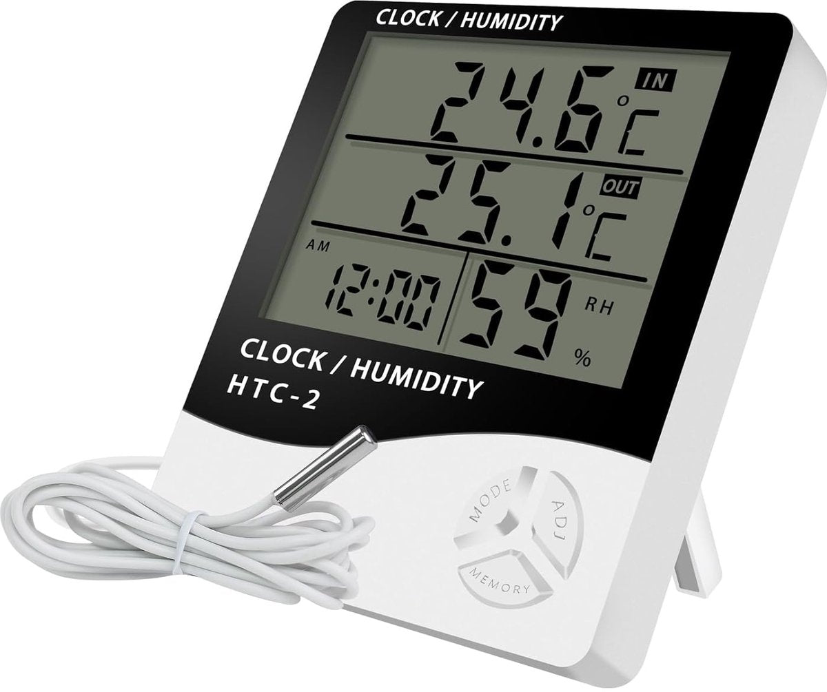 HTC-2 Indoor/Outdoor Temperature/Hygrometer - Digital Temperature